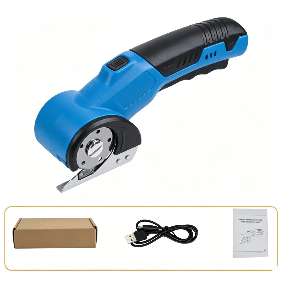 ๐ Cordless Electric Scissors 3.7V โ Rechargeable Heavy Duty Cutter with Safety Lock