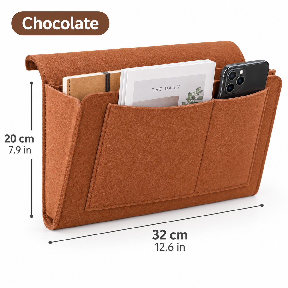 ๐ฅ Bedside Hanging Organizer โ Keep Essentials Within Reach