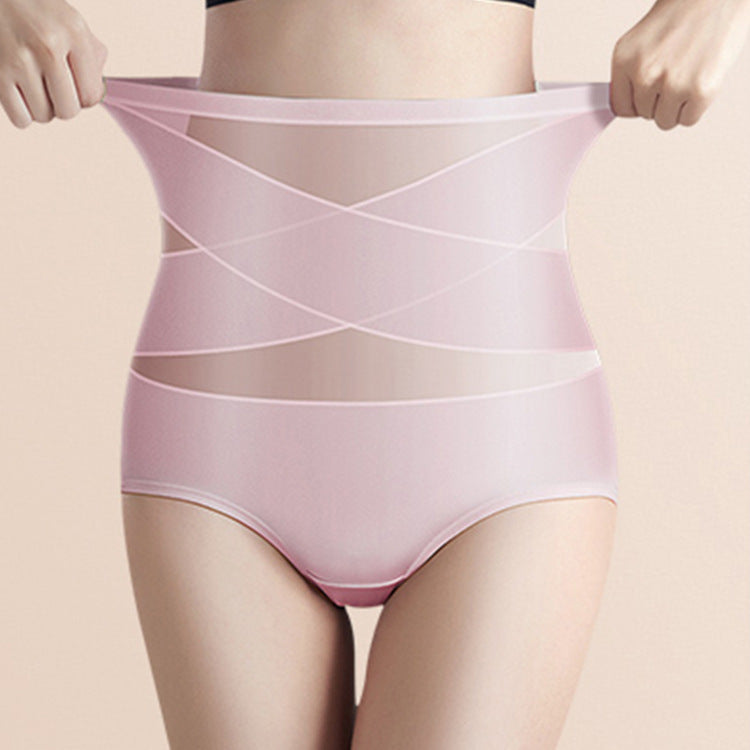 🎁Plus-Size High-Waist Cross Tummy Control Panties