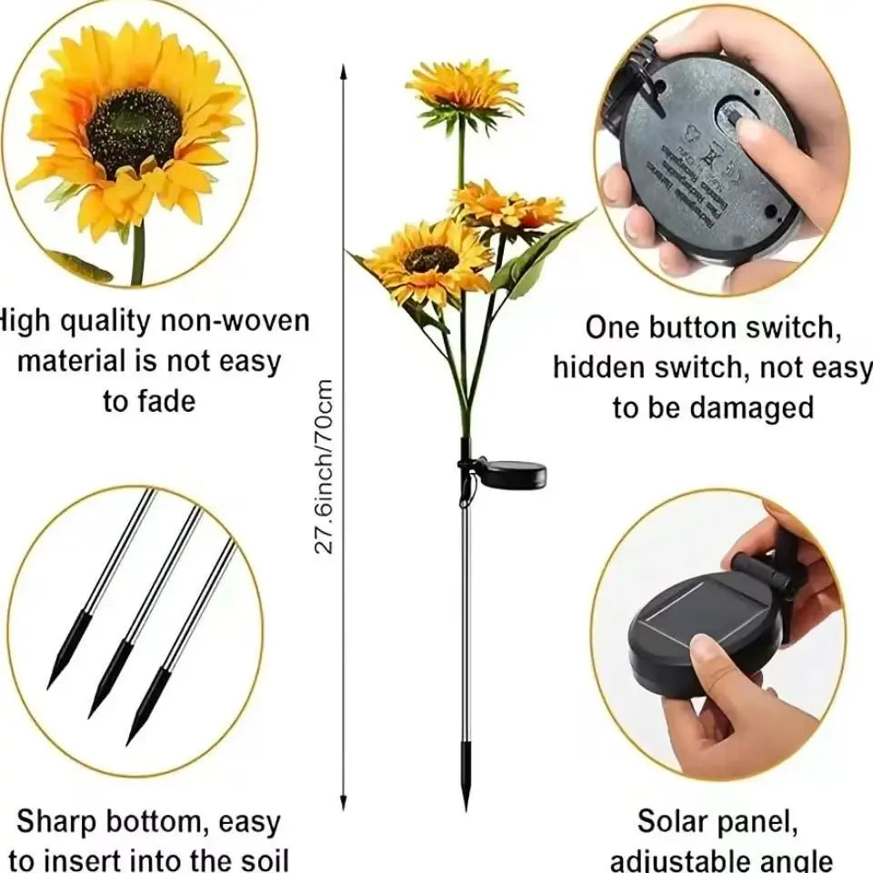 Summer Specials 🌻Solar Powered Sunflower Lights Outdoor