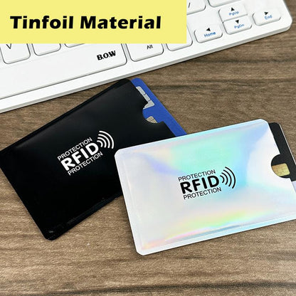 💳 19 Colors RFID Anti-Theft Card Sleeves, 8 Pieces Per Pack