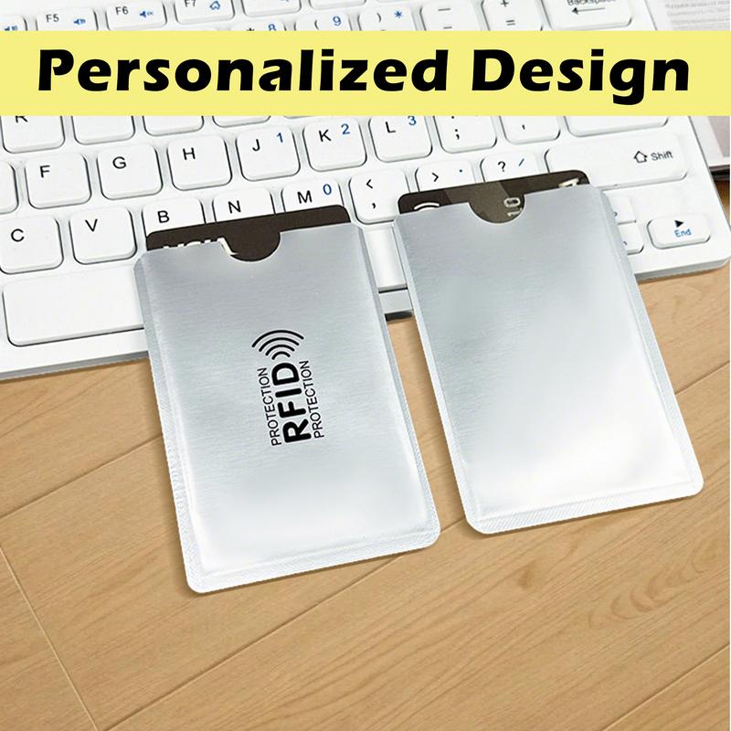💳 19 Colors RFID Anti-Theft Card Sleeves, 8 Pieces Per Pack