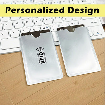 💳 19 Colors RFID Anti-Theft Card Sleeves, 8 Pieces Per Pack