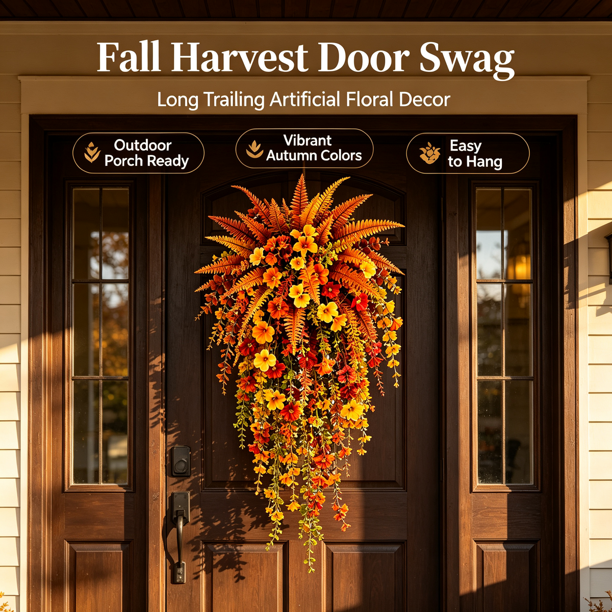 🔥Last Day Buy 1 Get 1 Free |🍂Artificial Fern for Autumn Porch & Door