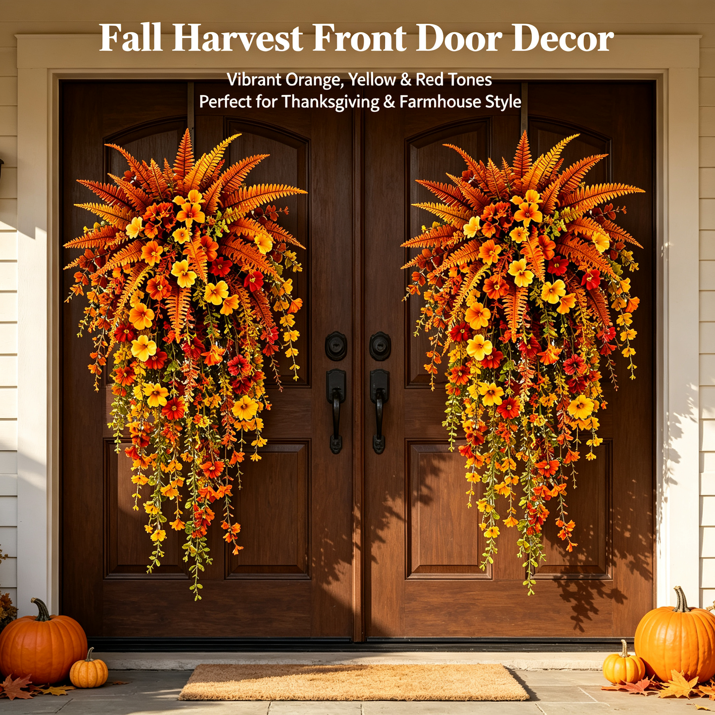 🔥Last Day Buy 1 Get 1 Free |🍂Artificial Fern for Autumn Porch & Door