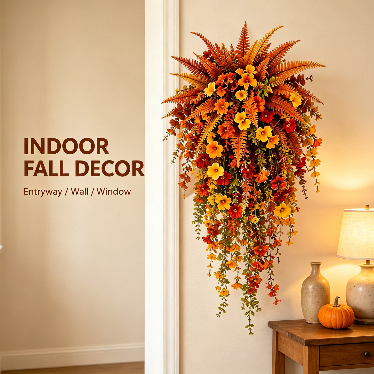 🔥Last Day Buy 1 Get 1 Free |🍂Artificial Fern for Autumn Porch & Door