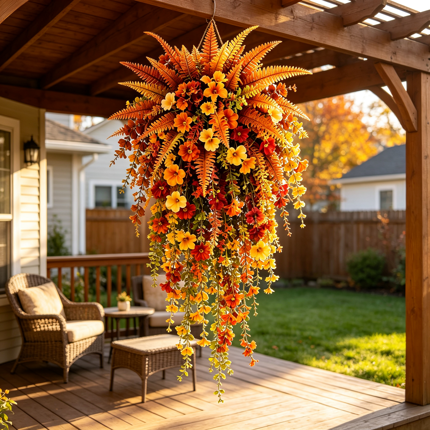 🔥Last Day Buy 1 Get 1 Free |🍂Artificial Fern for Autumn Porch & Door