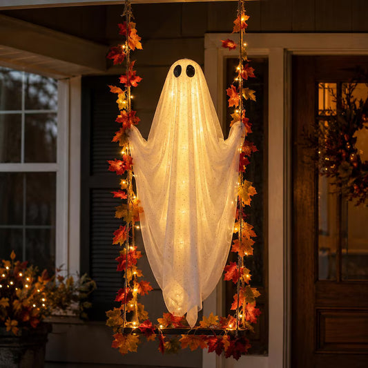 🔥Last Day 49% OFF🔥Halloween Ghost Swing Decor