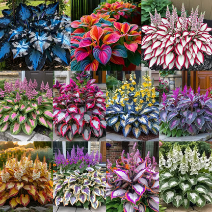 🔥Premium Rare Hosta Seeds🌿Shade-Tolerant Plant - Rainbow