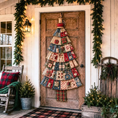 DIY Christmas Tree Door Hanging Kit