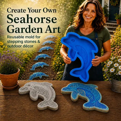 Garden stepping stone mold kit