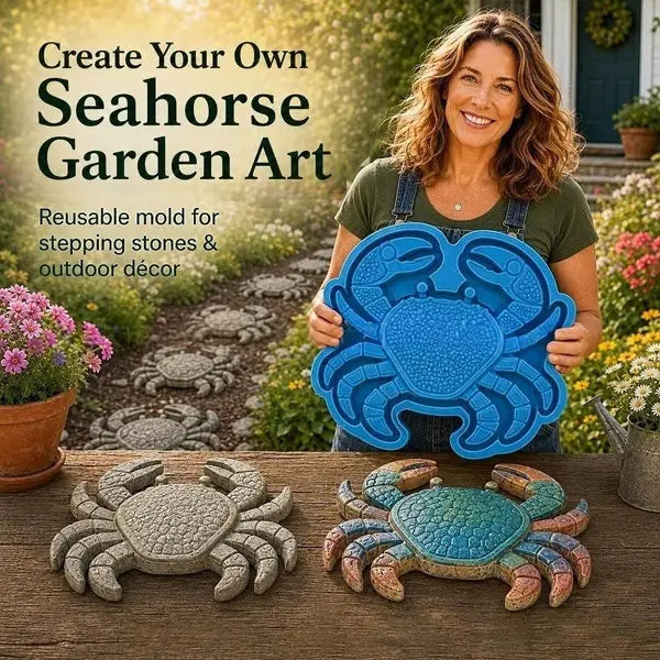 Garden stepping stone mold kit
