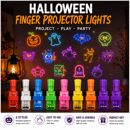 Halloween Finger Projector Lights