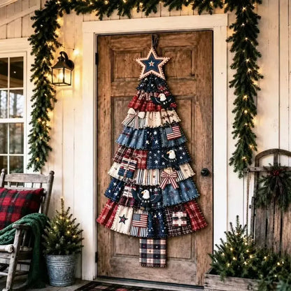 DIY Christmas Tree Door Hanging Kit