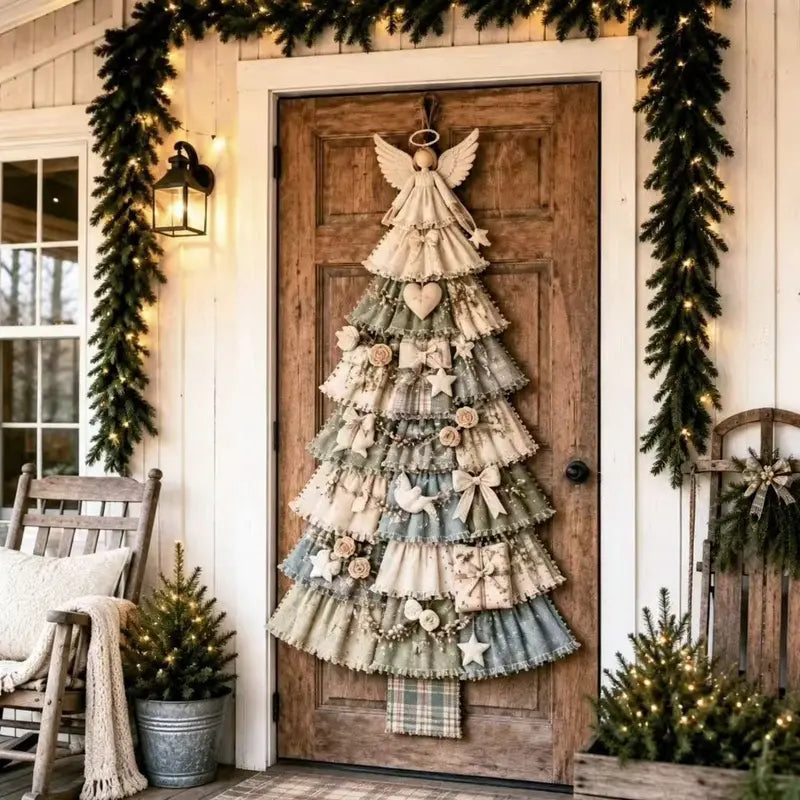 DIY Christmas Tree Door Hanging Kit