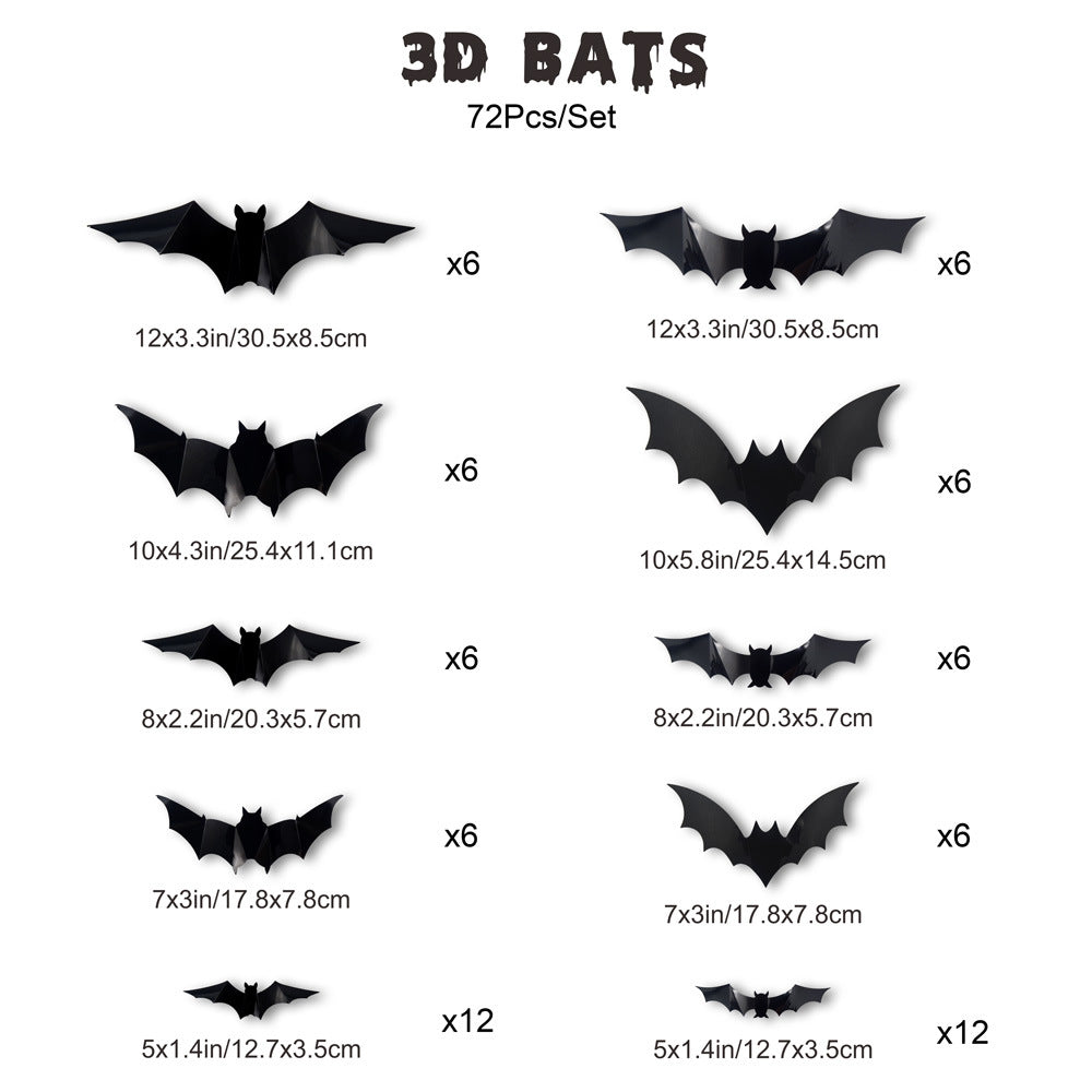 🔥Last Day 49% OFF🔥Halloween 3D Bat Light LED Decorations