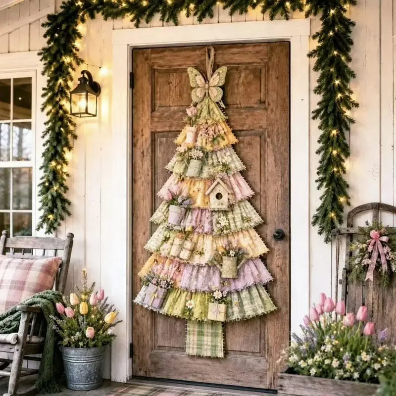 DIY Christmas Tree Door Hanging Kit