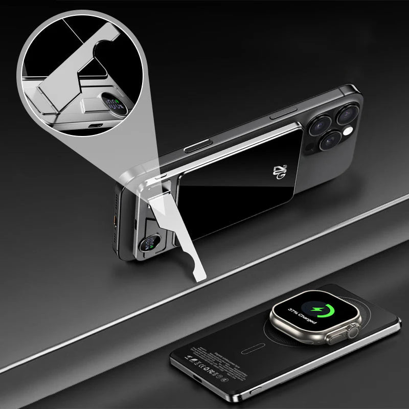 🔋✨Professional Magnetic Charger for Travelers & Professionals 🧲| 15W Wireless