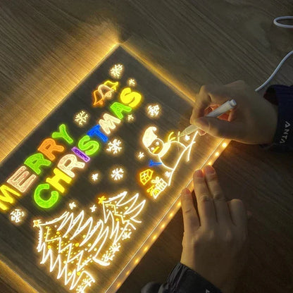 ✨LAST WEEK SPECIAL PRICE: $29.99!!⏳🎨Luminous Led Drawing Board For Children