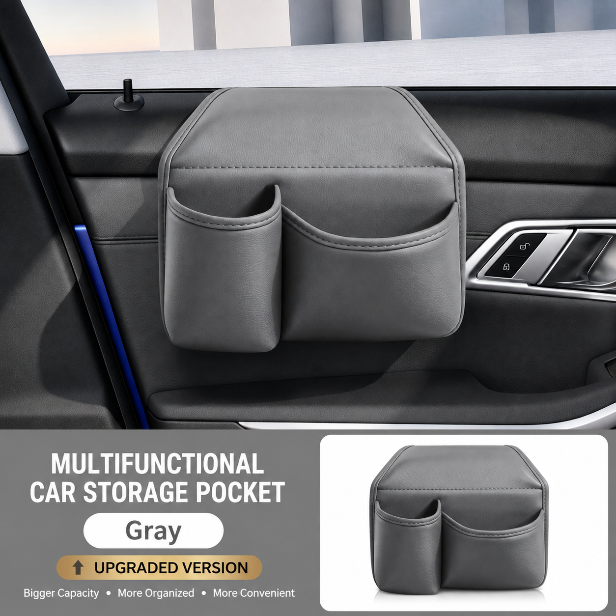 Multifunctional Car Door Storage Pocket – More Space, Less Clutter