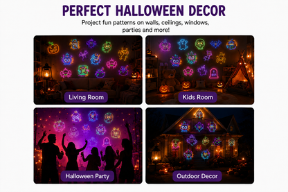 Halloween Finger Projector Lights