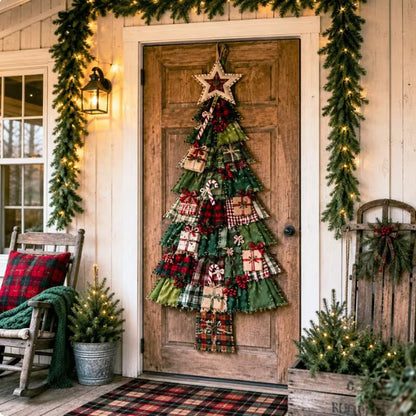 DIY Christmas Tree Door Hanging Kit