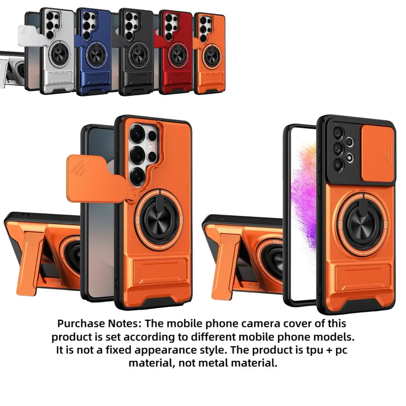 Rotating Ring Phone Case, Compatible with Samsung 26/25/24/23/22/21 Ultra