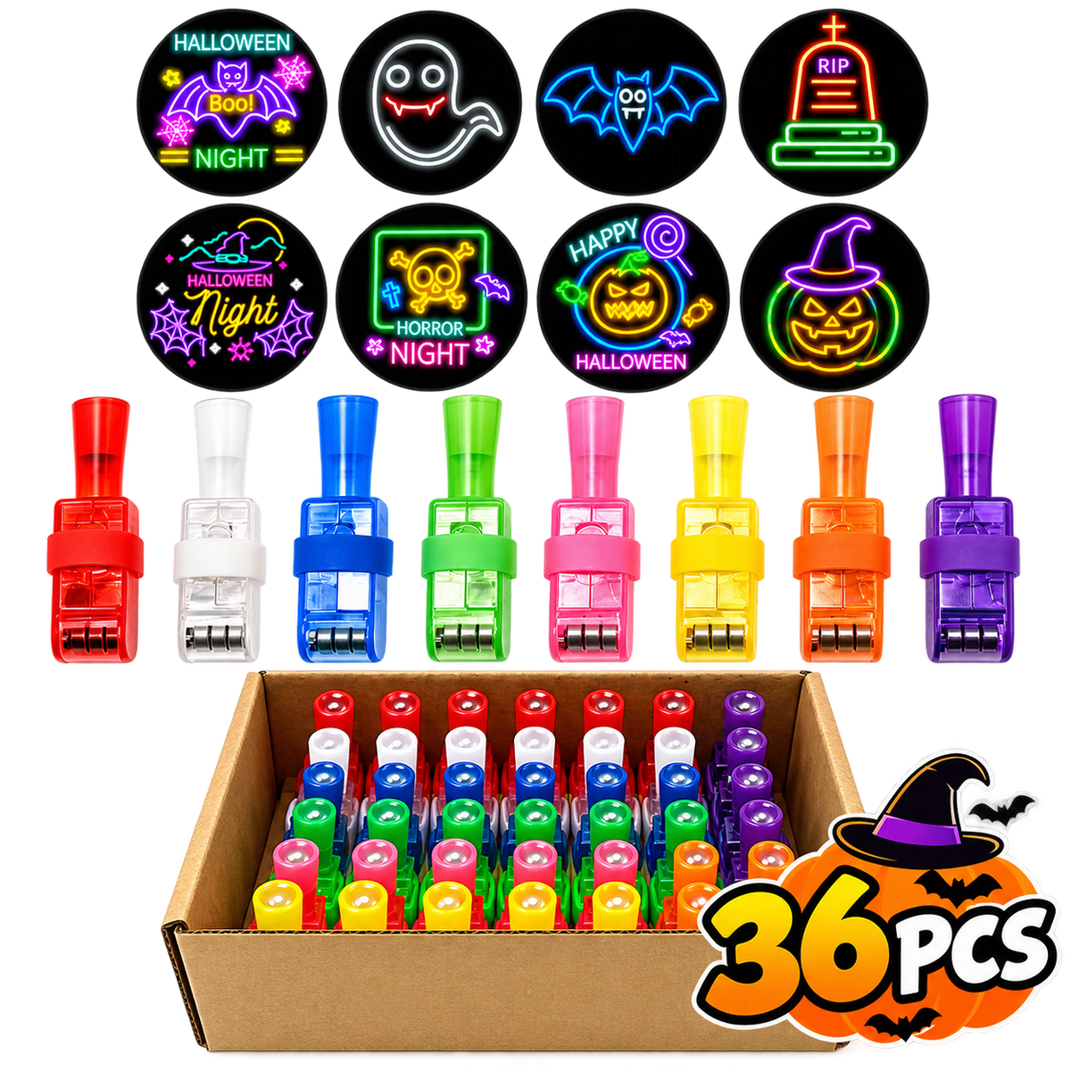 Halloween Finger Projector Lights
