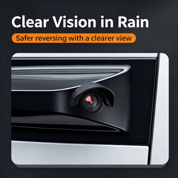 4pcs Car Rear‑View Camera Rain Shield