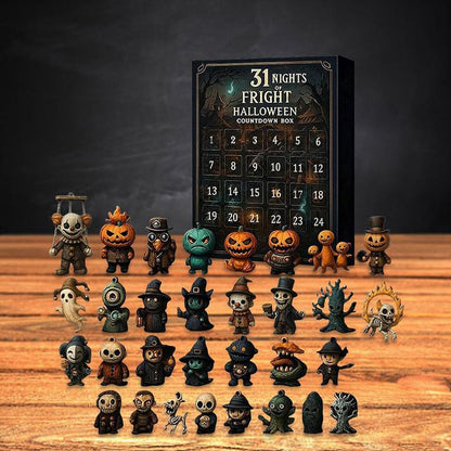 Halloween Countdown Box with Figurines