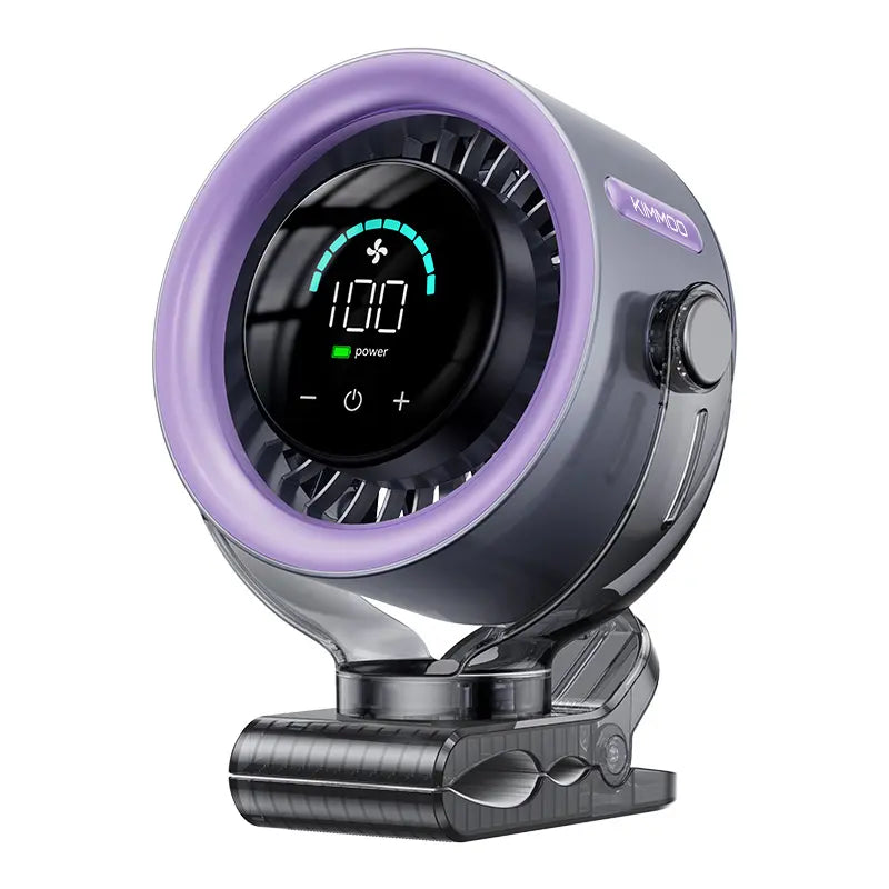 Rechargeable Portable Clip on Fan-100-Speed Touch Control