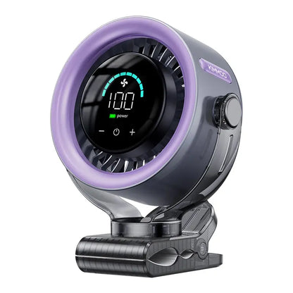 Rechargeable Portable Clip on Fan-100-Speed Touch Control