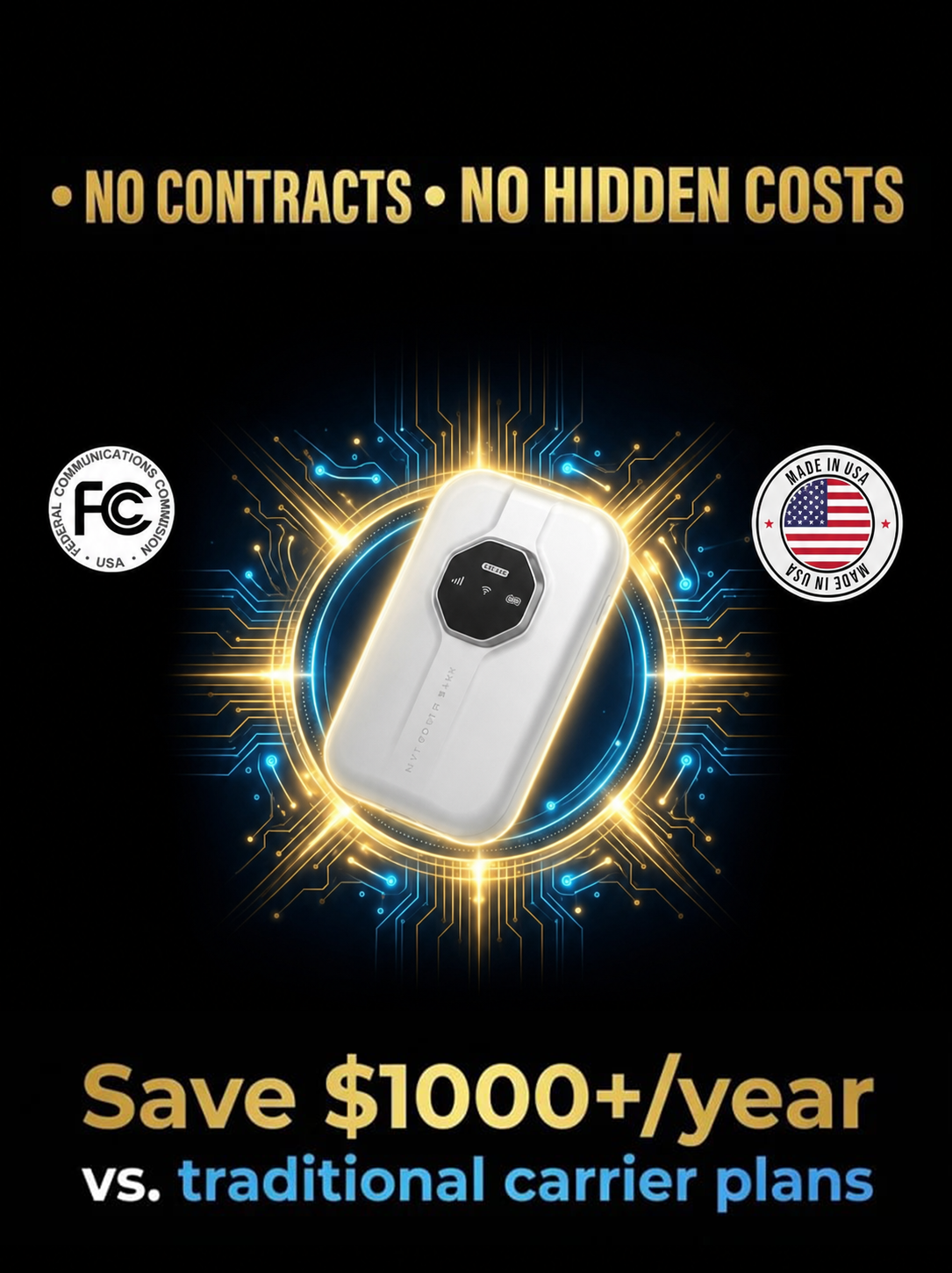🌍 Boundless Portable WiFi – Global Coverage for Travel & Business🛡️