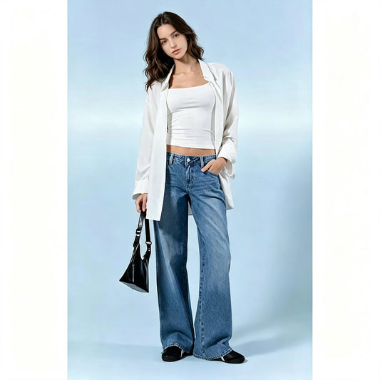 Women's Casey Low Rise Baggy Jeans Astrid