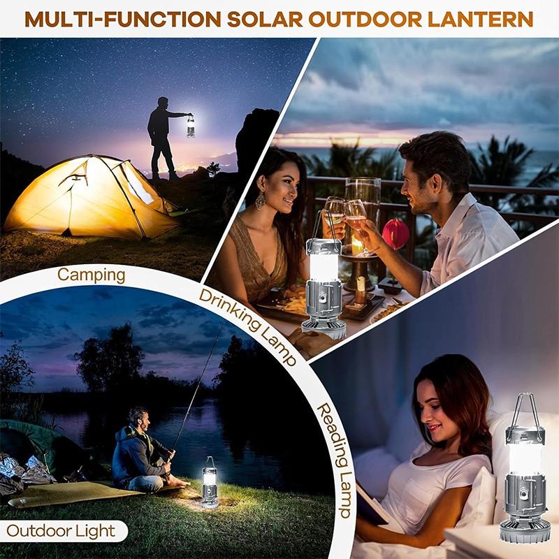 5-in-1 Rechargeable Camping Lantern with Powerful Cooling Fan