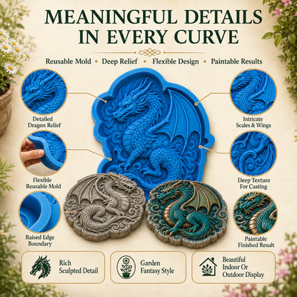 Garden stepping stone mold kit