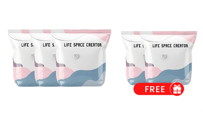 💨No-Pump 3D Vacuum Storage Bags