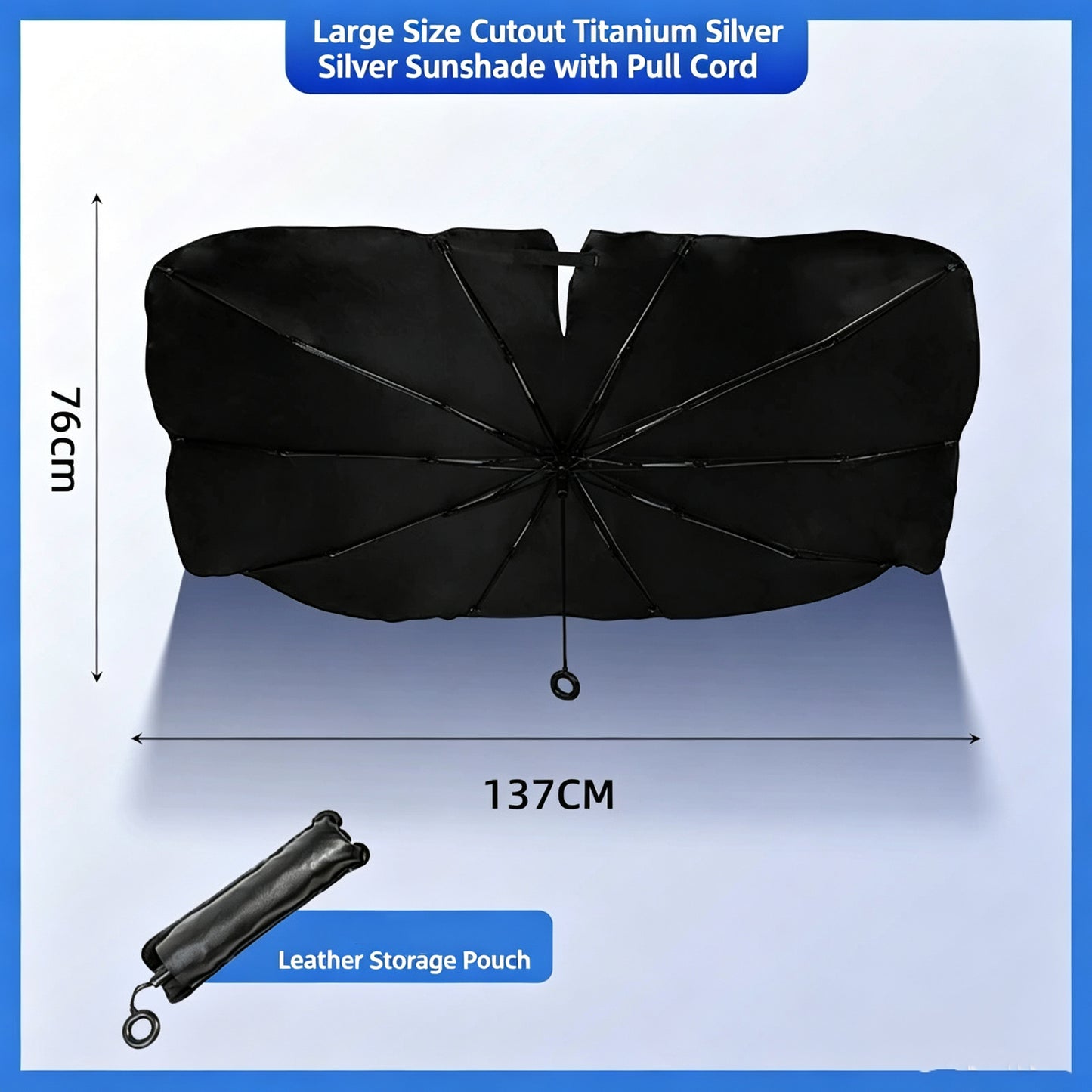 ☀️Portable Car Windshield Sun Shade Umbrella