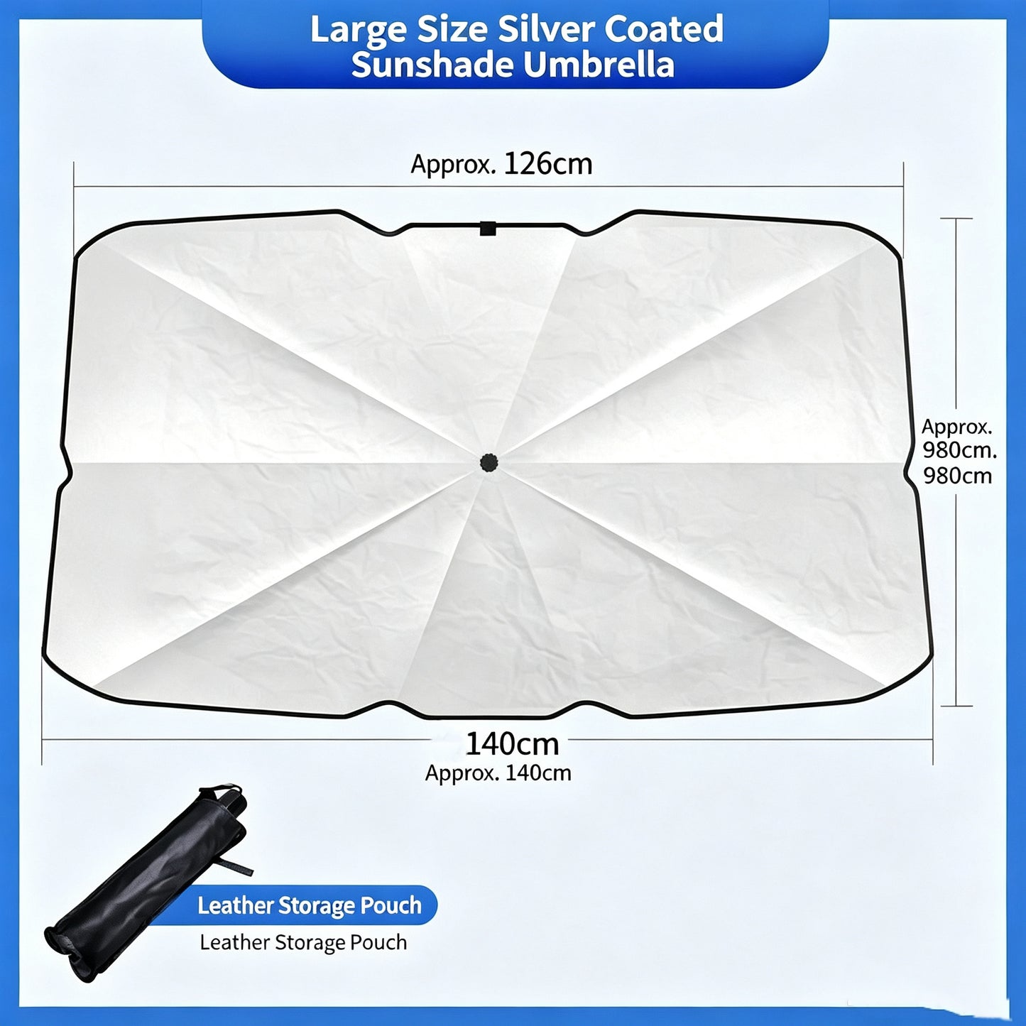 ☀️Portable Car Windshield Sun Shade Umbrella