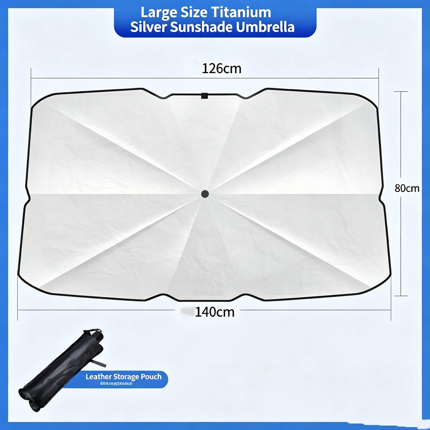 ☀️Portable Car Windshield Sun Shade Umbrella