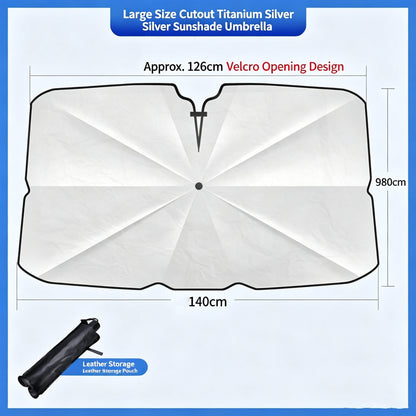 ☀️Portable Car Windshield Sun Shade Umbrella