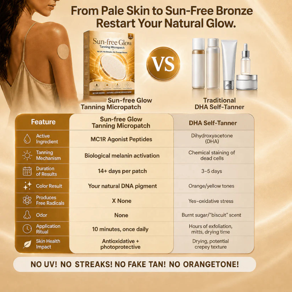 🔥LAST DAY 50% Sun-Free Glow Tanning Micropatch