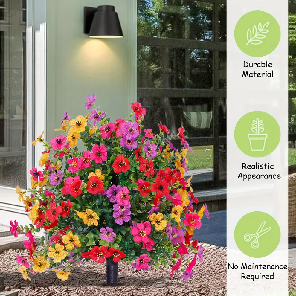 All Season Artificial Flower Stakes indoor & Outdoor