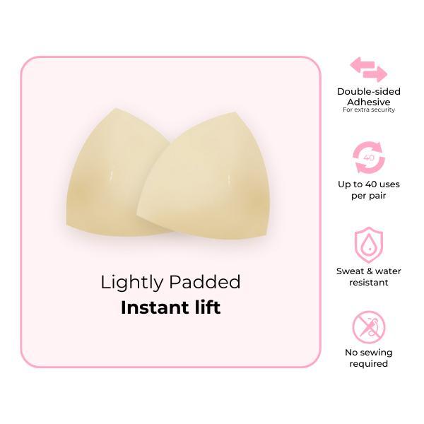 Double-Sided Adhesive Invisible Lift Bra Inserts – Natural Boost for All Outfits