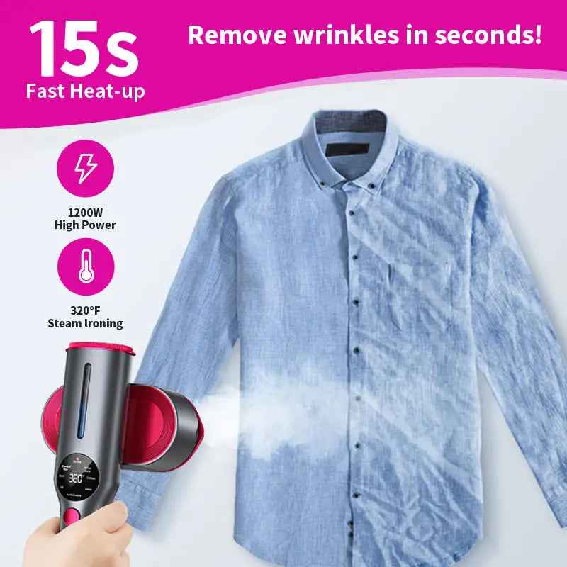 Garment Steamer for Clothes 15s Fast Heating