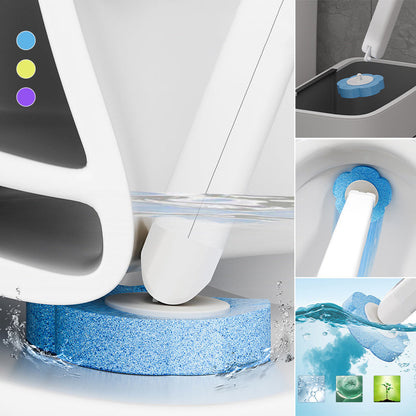 🚽 Last Day Special Price £8.78!!!⚡ Disposable Toilet Cleaning System – Hygienic One-Click Cleaning, No Residue Left, Easy to Use & Disposable 🧼