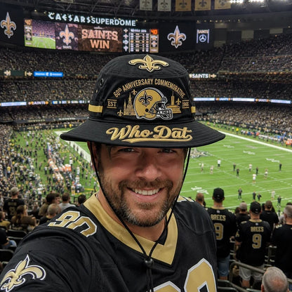⚜️Who Dat 60th Anniversary commemorative Boonie Hat🏈