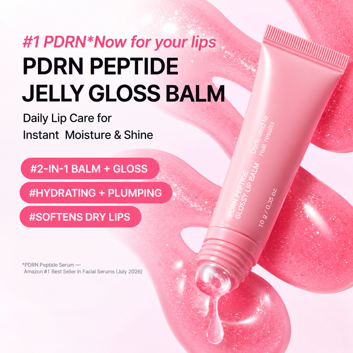 PDRN Peptide Glossy Lip Balm (0.35 oz)