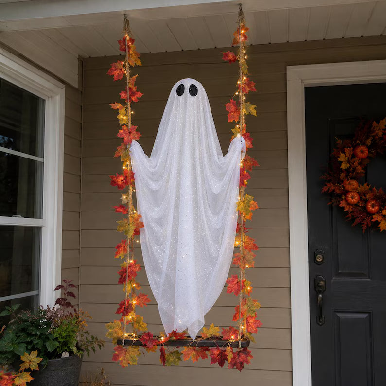 🔥Last Day 49% OFF🔥Halloween Ghost Swing Decor
