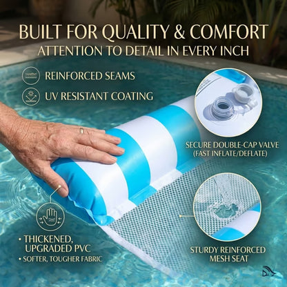 The Azure Float: 4-in-1 Ultra-Lounge System